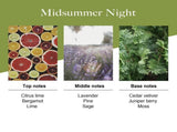 8 Rattan Scented Reed Diffuser Sticks 6.7 oz - Natural Oil Home Fragrance for a Midsummer Night's 88896497