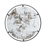 D31.5x0.5" Theodor Mirror with industrial design Round Mirror with Metal Frame for Wall Decor & W2078124323
