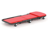 Foldable Garage Creeper with Padded Seat, 6 Universal Casters Dual-Mode Repair Tool for Workshop 44456056