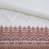 Full/Queen 3 Piece Cotton Comforter Set with Chenille Tufting B035P148267