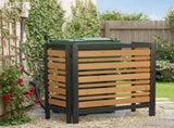 3-Panel Outdoor Air Conditioner Fence Screen, Outsideood Privacy Fence, Backyard Garden Patio 38" W2640P389716