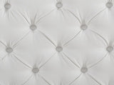 Marcella Upholstered Shelter Headboard Bed Set, King, Bright White Polyester B2719P238227