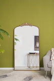66" x 36" Full Length Mirror, Arched Mirror Hanging or Leaning Against Wall, Large Gold Mirror for W2078124104