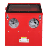 ZUN 30 Gallon Bench Top Air Sandblasting Cabinet Sandblaster Abrasive Blast Large Cabinet with Gun and 4 62535133