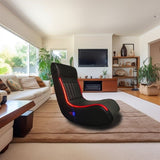 Foldable Gaming Chair With Onboard Speakers, LED Strip Lighting, Bluetooth Music Speakers, Vibration W311P263541