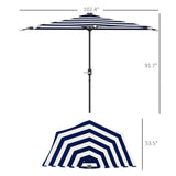 Half Umbrella Outdoor Patio 15032171