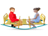 Kindergarten Children Outdoor Rocking Horse Outdoor Park Playground Equipment Double Or Triple 62684863
