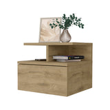 Augusta Floating Nightstand with 2-Tier Shelf and 1-Drawer B128P148658