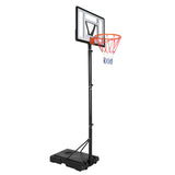 ZUN Basketball Hoop Outdoor Portable Basketball Goals, Adjustable Height 7ft - 10ft for Adults & 57794228