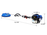 7 in 1 Multi-Functional Trimming Tool, 33CC 2-Cycle Garden Tool Weeder with Metal Blades, Edger, W465P475539
