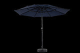 14.8 Ft Double Sided Outdoor Umbrella Rectangular Large with Crank W640P234558