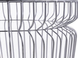 ET901 Modern Contemporary Metal Nested base and Tinted tempered glass top material 21" Height End B009P306195