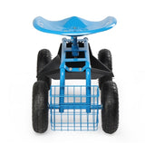 Rolling Garden Work Seat with Wheels, Gardening Stool for Planting, Garden Scooter with 360 Degree 29689939