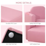 ZUN 2-in-1 Multifunctional Kids Sofa-Pink （Prohibited by WalMart） 39949399