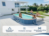 1.8m PVC folding pool bathes and cools in summer, suitable for outdoor patio beach W2710P337292