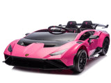 Lamborghini Huracan Sto 24V Kids Electric Ride-On Drift Car Speeds 1.86-5.59 MPH, Ages 3-8, Foam W1578P210770