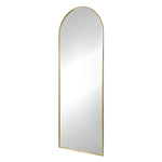 ZUN 28x1x74" Celine Gold Arch Body Mirror W2078P195625