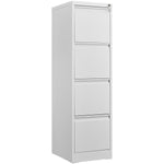 ZUN 4 Drawer File with Lock Metal Vertical File Storage Office Home Steel Vertical File W1247P173379