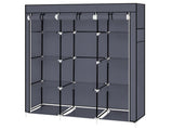 67" Portable Closet Organizer Wardrobe Storage Organizer with 10 Shelves Quick and Easy to Assemble 09015276