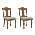 ZUN Wooden Frame Upholstered Dining Chairs set of 2,Mid Century Retro Chairs Comfor Kitchen Chairs for W2582P205325