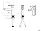 Gun Gray Single Hole Bathroom Faucet,Laundry Vanity Sink Faucet with Two 9/16" HosesUnable ship on 05549224