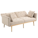 ZUN Velvet Sofa , Accent sofa .loveseat sofa with metal feet 55895289