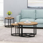 ZUN COFFEE TABLE SET 67141.00ANTBLK