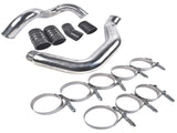 Intercooler Pipe Upgrade Kit Fits for Ford Excursion F250-F550 SD 6.0L 2003-07 Silver 96473095