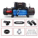 ZUN X-BULL ELECTRIC WINCH 13000 LBS 12V SYNTHETIC BLUE ROPE UPGRADE W121843475