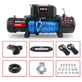 ZUN X-BULL ELECTRIC WINCH 13000 LBS 12V SYNTHETIC BLUE ROPE UPGRADE W121843475