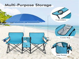 Outdoor camping chair with umbrella 38206197