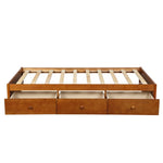 ZUN Orisfur. Twin Size Platform Storage Bed with 3 Drawers WF193634AAL