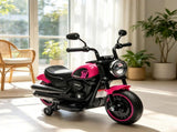 Pink 6V Kids Electric Motorcycle with Safety Training Wheels, Single-Button Start for Young Riders 83008950