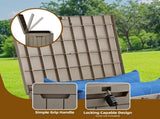 30 Gallon Outdoor Storage Box, Weatherproof Lockable Resin Deck Box for Patio Furniture, Pool 96371124