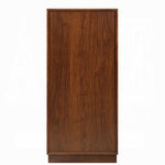 ZUN Walnut Wine Cabinet with 3 Drawer B062P209332