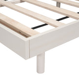 Modern Design Full Floating Platform Bed Frame for White Washed Color W697123291
