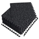 0.56 Inch EVA Foam Puzzle Exercise Mat - 12 Pieces for Home Gym, Shock-Absorbing Noise Reduction, T3772P352290