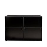 ZUN FCH 8 Drawer Double Dresser for Bedroom, Wide Storage Cabinet for Living Room Home Entryway, Black 98134933