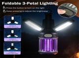 2-in-1 Electric Bug Zapper & Camping Lantern IPX6 Waterproof Rechargeable Mosquito Killer 78640799