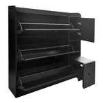 ZUN ON-TREND Versatile Shoe Cabinet with 3 Flip Drawers, Maximum Storage Entryway Organizer with Drawer, WF308545AAB