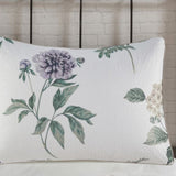 7 Piece Printed Seersucker Comforter Set with Throw Blanket Taupe/Blush King/Cal King B035P266670