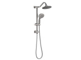 Brushed Nickel 6 Inch Rain Shower Head with Handheld Shower Head Bathroom Rain Shower System W121956007