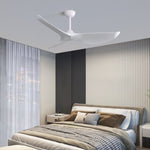 ZUN 52 Inch Indoor Ceiling Fan without Light, 6 Speeds Reversible DC Motor, 3 ABS Blade Ceiling Fan W882P212624