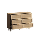 43.31"6-Drawers Rattan Storage Cabinet Rattan Drawer,for Bedroom,Living Room,Natural W75784347