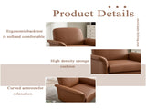 Swivel Accent Chair Modern Barrel Armchair with Wood Base for Bedroom Reading Waiting Living Room 22111485