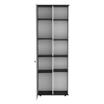 ZUN DEPOT E-SHOP Cary 67" H Kitchen Storage Cabinet With One Door, Five Interior Shelves and Five B097P167413