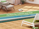 30-Pack Acacia Wood Interlocking Deck Tiles 12"x12" Quick Drainage for Patio Garden Poolside Natural 08436898