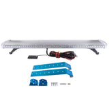 White/Amber 55" 104W LED Strobe Light Bar Emergency Beacon Hazard Warning Flash 62027147