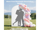 Metal Arch Backdrop Stand, 7.2 x 4 ft, Durable Frame, Simple Setup, 1 Set Gold Arch Stand with 70334789