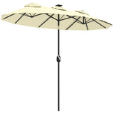 Outdoor beach umbrella/Double-Sided Market Umbrella 09087184